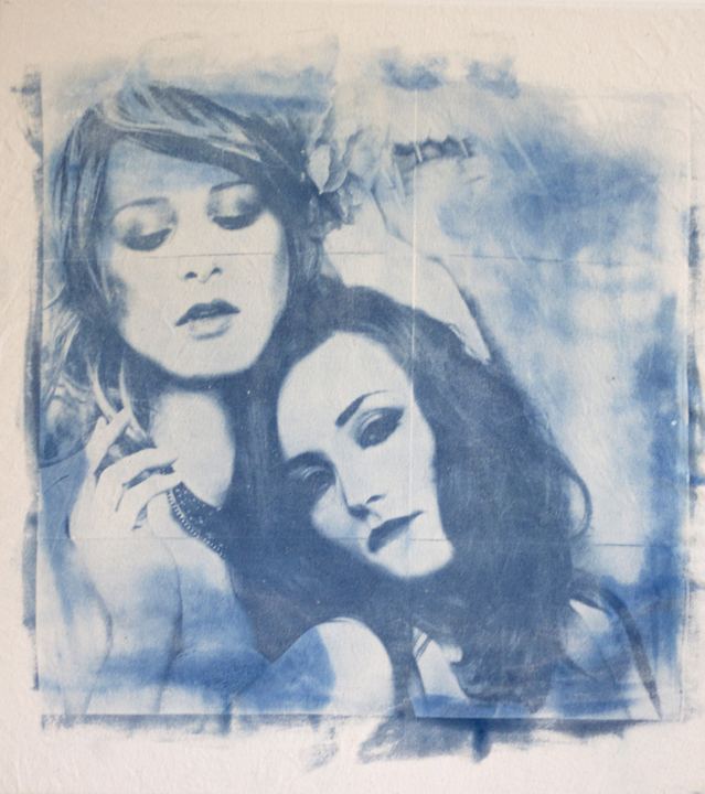 Adore Me I, cyanotype by Keith Mistler
