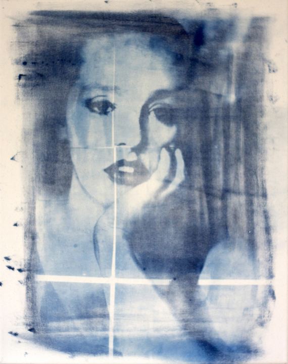Adore Me V, cyanotype by Keith Mistler