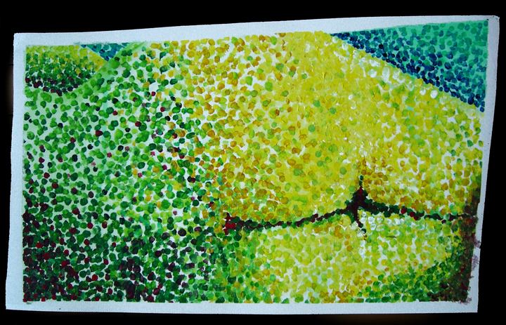 Apple Bottom, painting by Keith Mistler