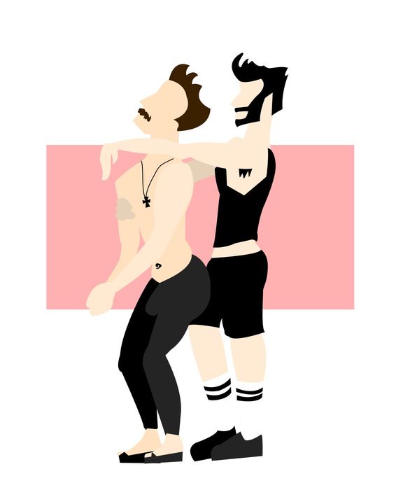 Boyfriends, illustration by Keith Mistler