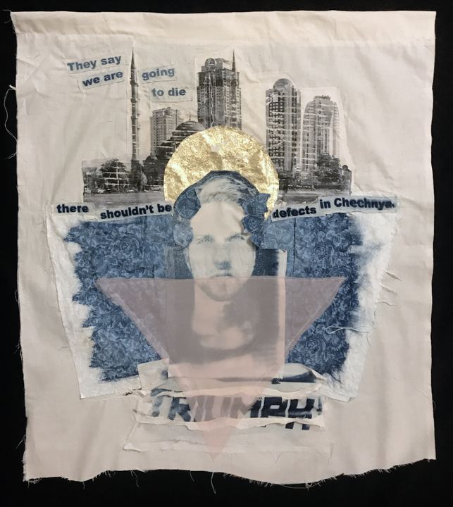 Defects in Chechnya, mixed media by Keith Mistler