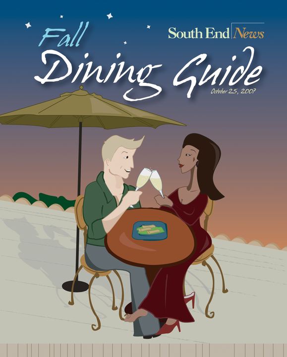 Fall Dining Guide, editorial cover by Keith Mistler