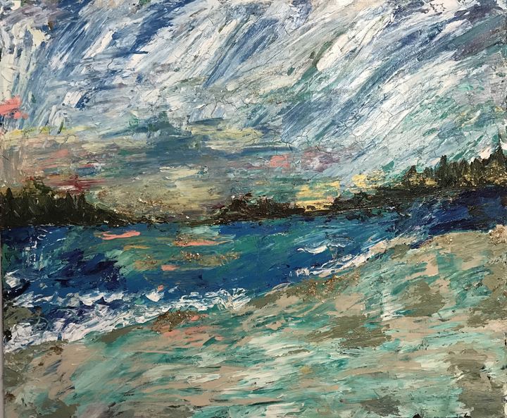 Falmouth, painting by Keith Mistler