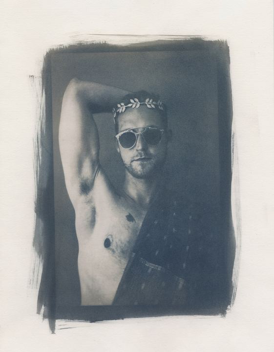 Matt as King, alternative process print by Keith Mistler
