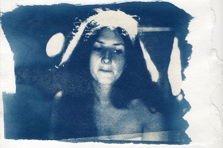 Mom, cyanotype by Keith Mistler