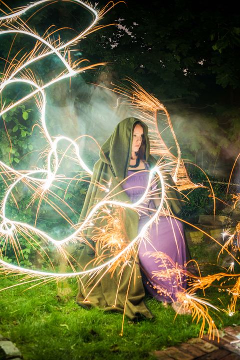 Sparkler Study, photography by Keith Mistler