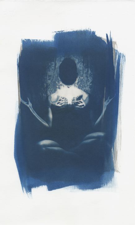 Summons, platinum palladium and cyanotype by Keith Mistler